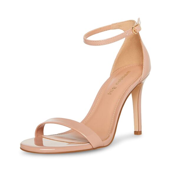 Madden Girl Women's Brazen Heeled Sandal, Dark Nude Patent, 9, 140S005 - Picture 1 of 1